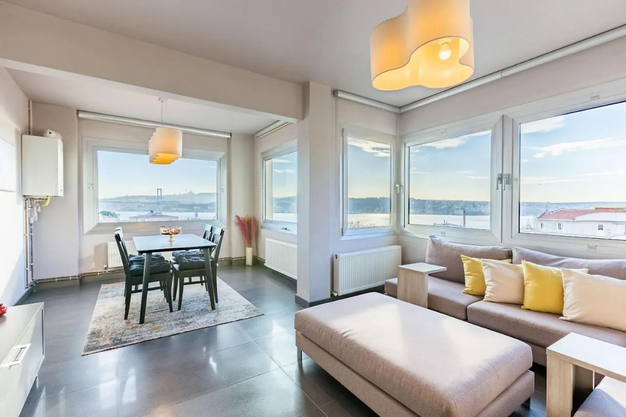 Stylish Apartment With Bosphorus View In Besiktas 伊斯坦布尔 0*,